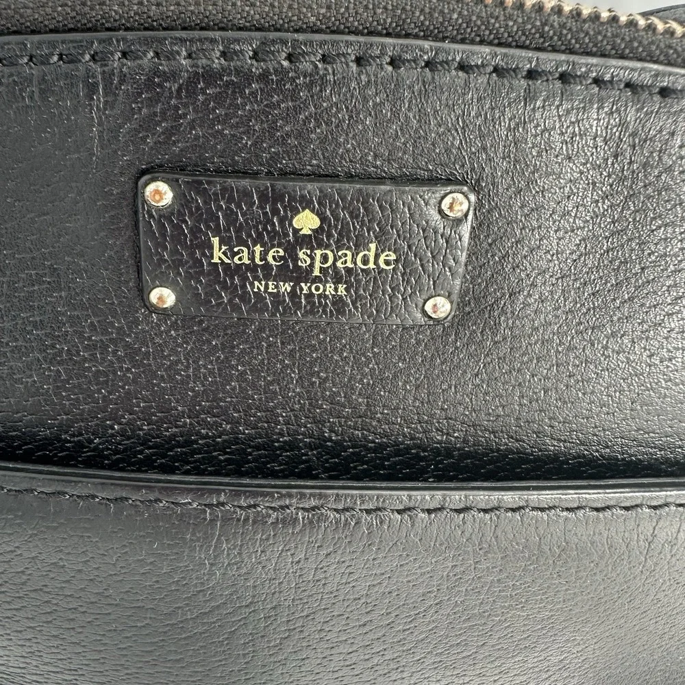 Kate Spade Black Pebbled Leather Grove Street Millie Crossbody Bag
